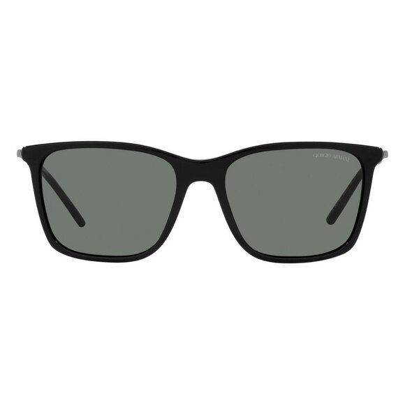 New GIORGIO ARMANI Black Square AR8176 5017/87 Sunglasses Women - Picture 2 of 4